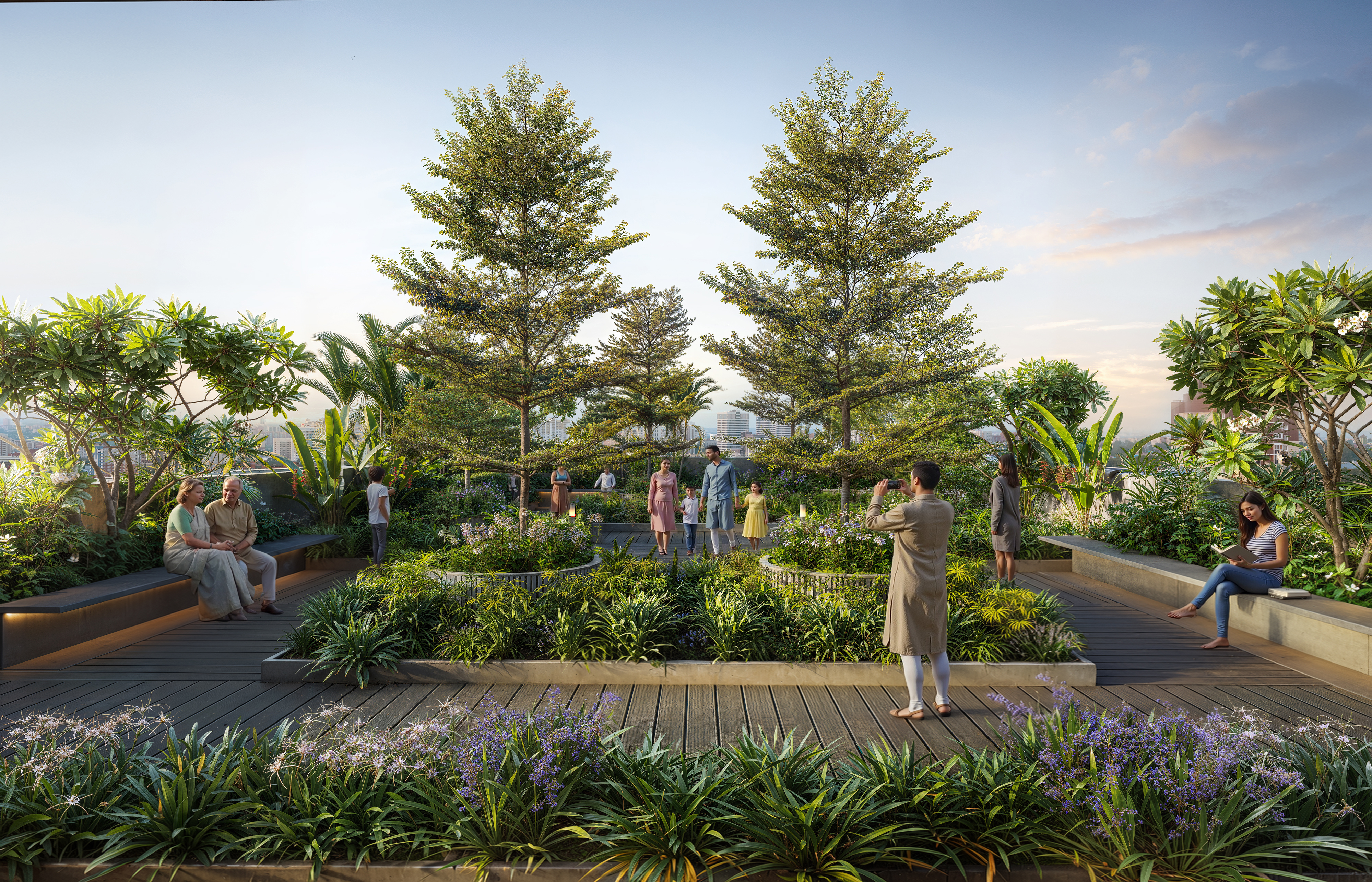 Exterior architecture view